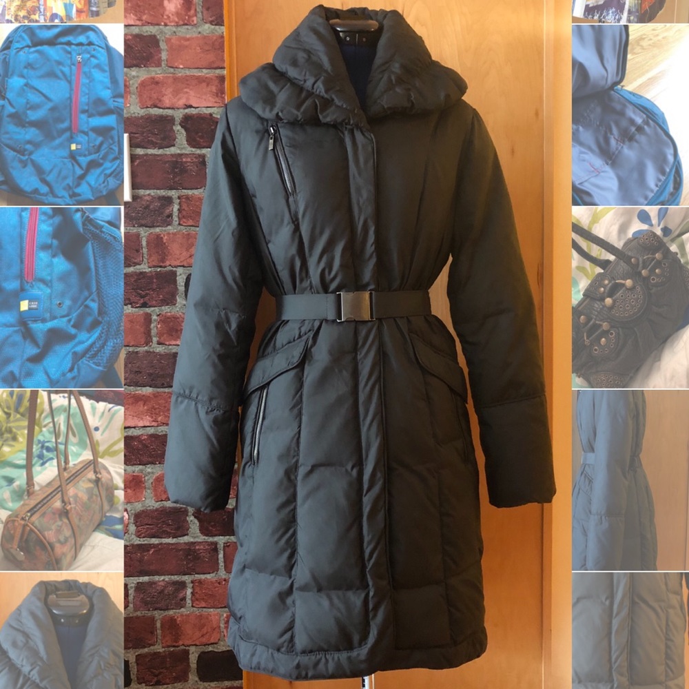 Cole Haan Down Puffer Coat Jacket Sz S